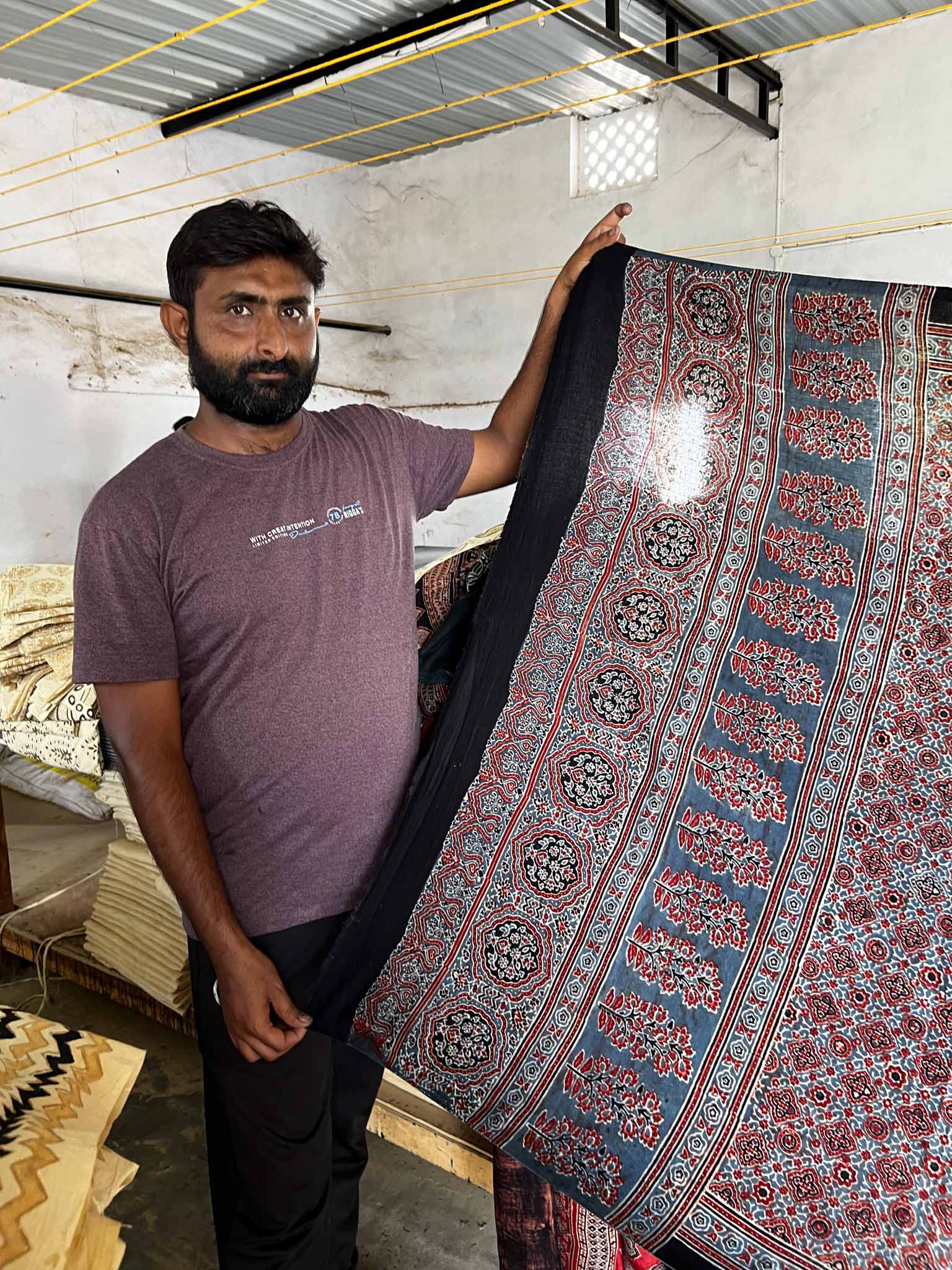 Le blockprint Ajrakh