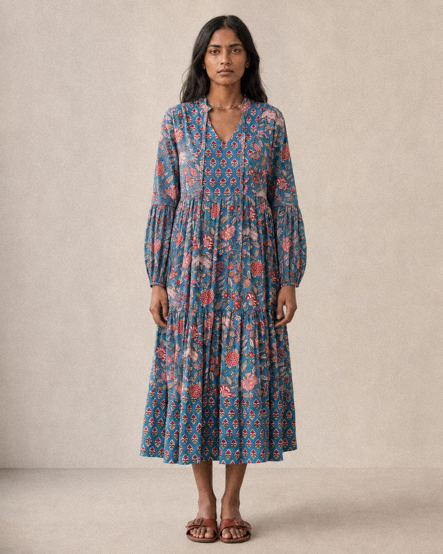 Robe SHANAYA bleue