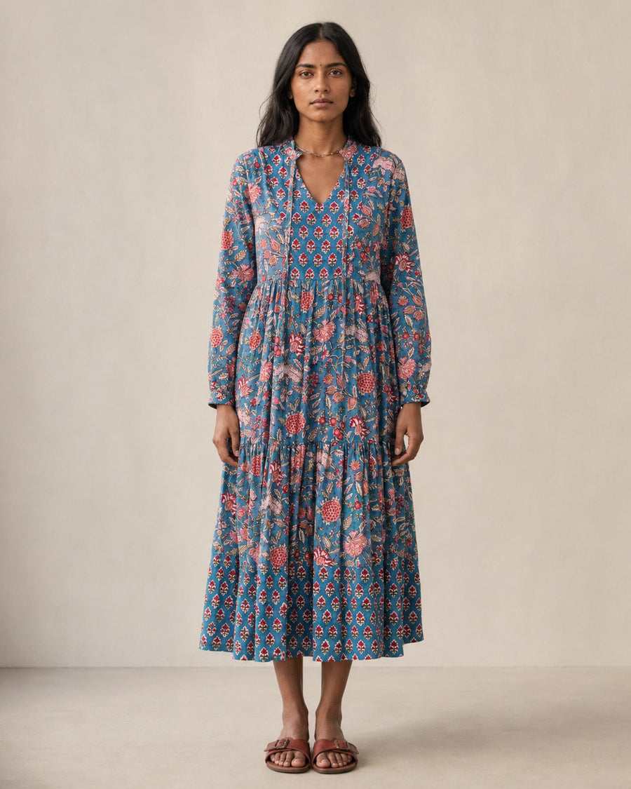 Robe SHANAYA bleue