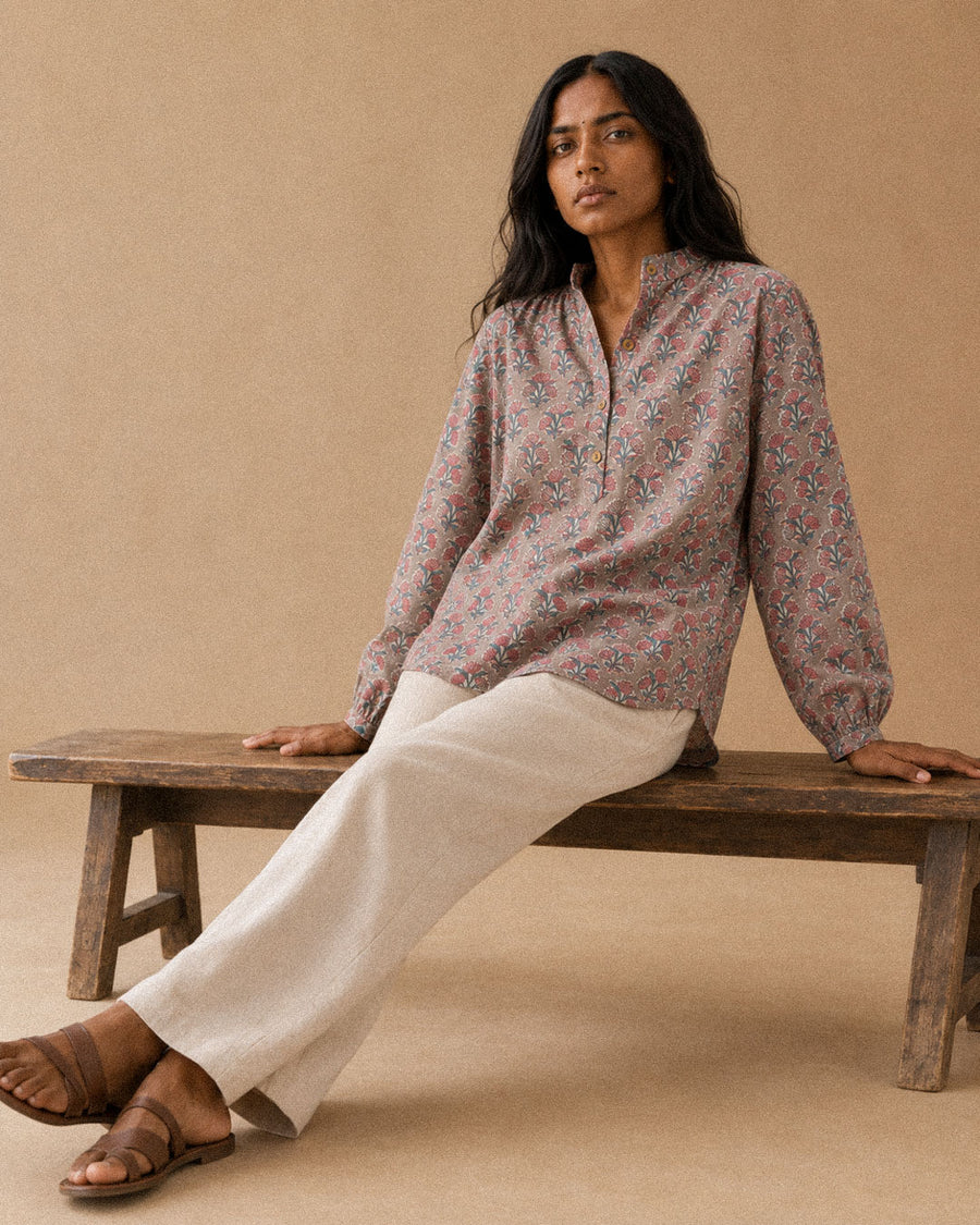 Blouse LILA imprimé Shanti
