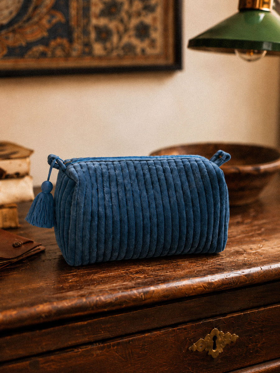 Trousse de beauté CHARLY Bleue