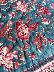 couette indienne blockprint