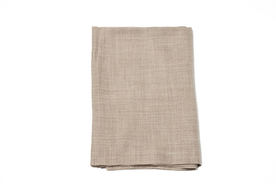 pashmina 100% cachemire tissé main beige