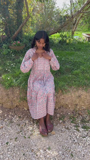 robe indienne blockprint