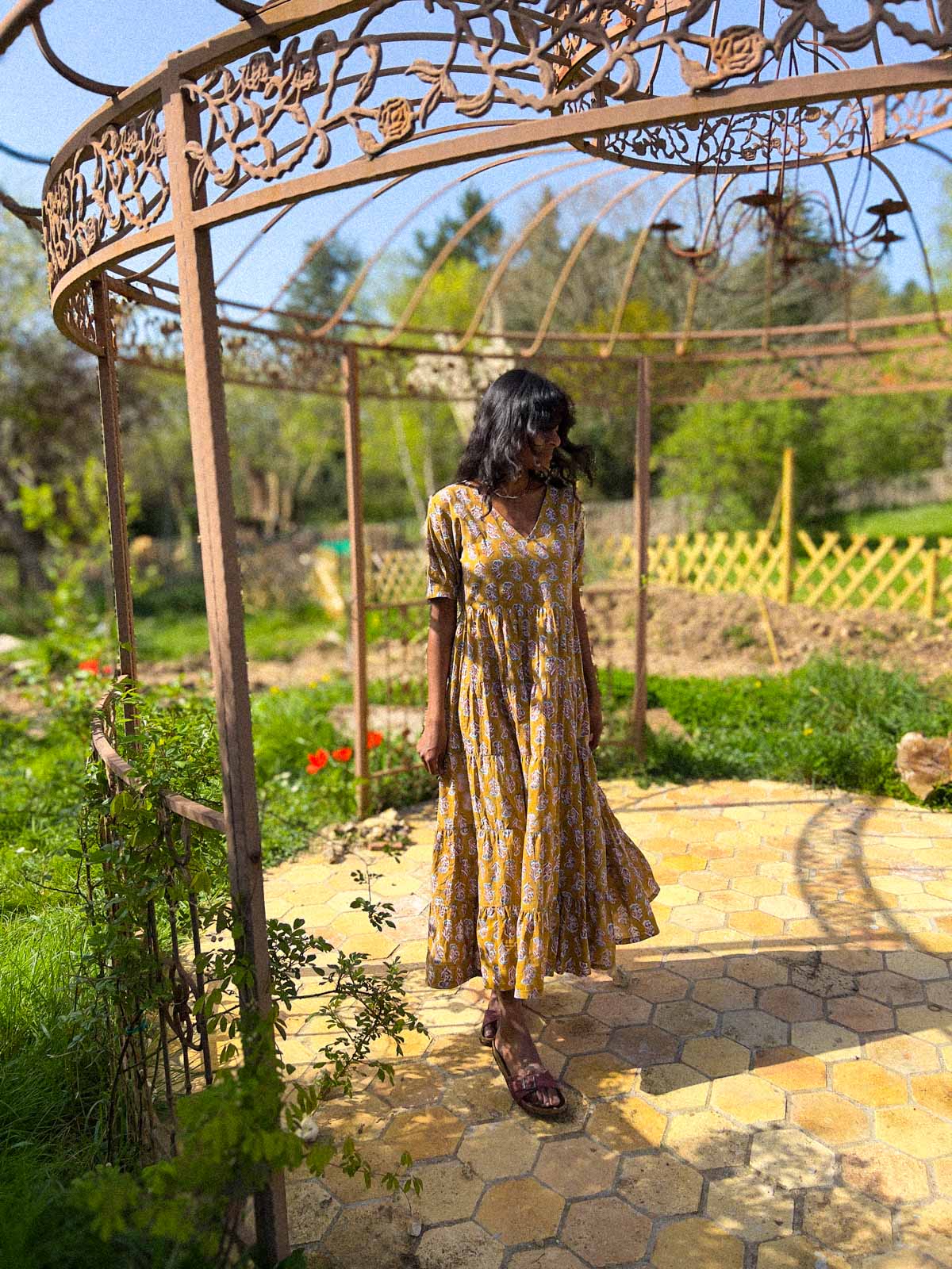 ANAHATA Blockprint-Kleid
