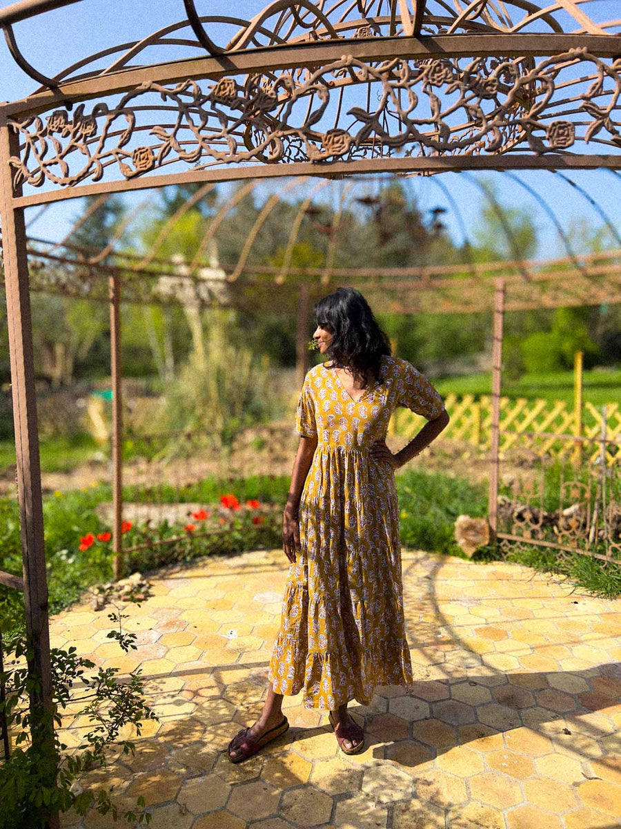 ANAHATA Blockprint-Kleid